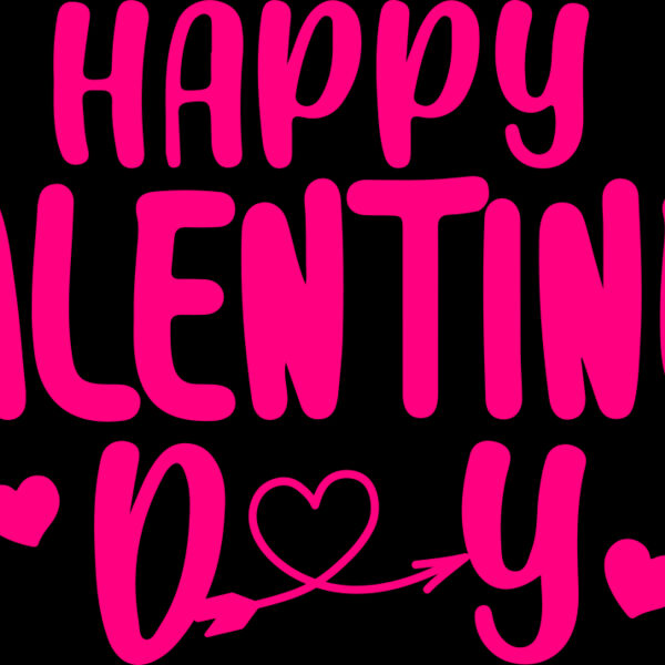 Pink Valentines Day Text Thumbnail
