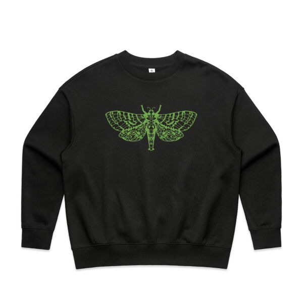 Pūriri Moth - Womens Heavy Crew  Thumbnail