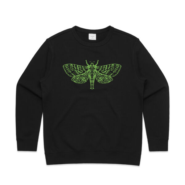 Pūriri Moth - Womens Premium Crew Thumbnail