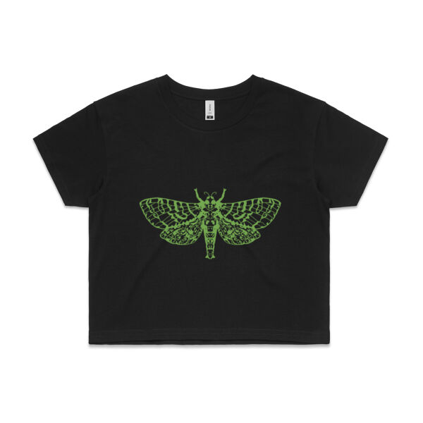 Pūriri Moth - Womens Crop Tee  Thumbnail