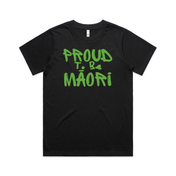 Proud to be Māori (Kākāriki) - Womens Classic Tee Thumbnail