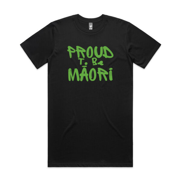 Proud to be Māori (Kākāriki) - Mens Classic Plus Tee Thumbnail